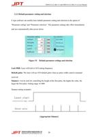 Default parameter setting and selection E type software (Page 24 / 48) JPT 200W 300W Pulsed Fiber Laser User Manual YDFLP-CL2 V0.1